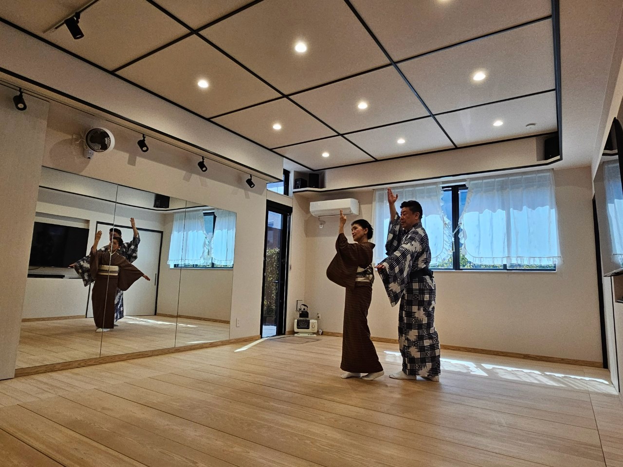 日本舞踊稽古風景